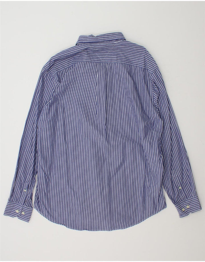 TOMMY HILFIGER Mens Shirt Large Blue Check Cotton Vintage Tommy Hilfiger and Second-Hand Tommy Hilfiger from Messina Hembry 