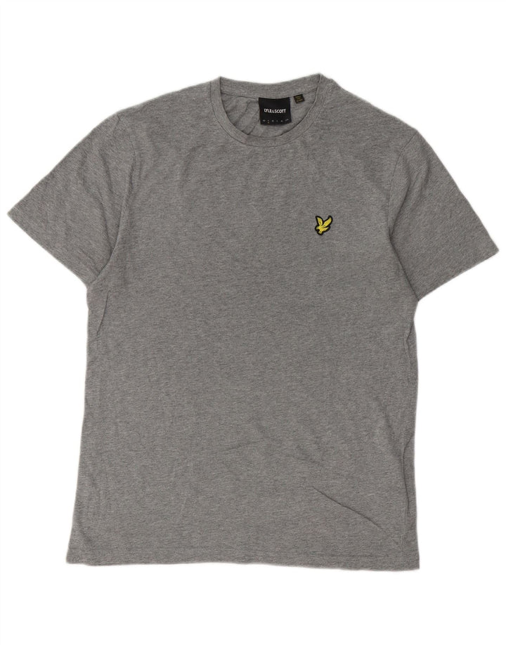 T-shirt da uomo Lyle & Scott Top piccola in cotone grigio