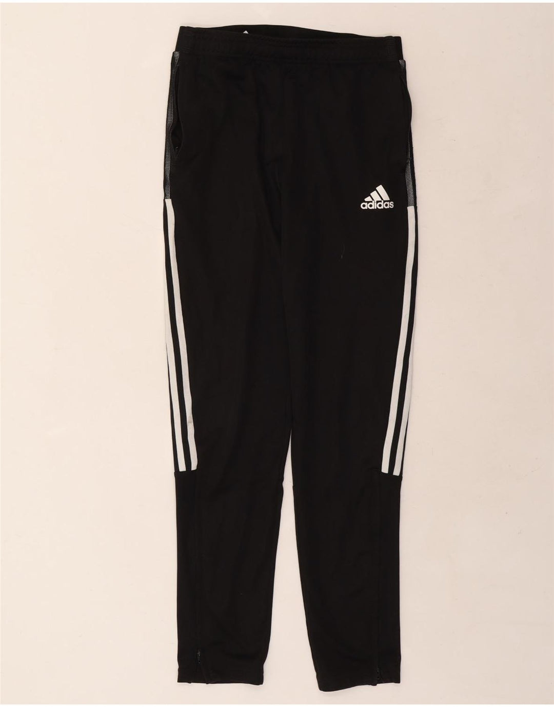 Pantaloni della tuta ADIDAS Aeroready da bambino 15-16 anni in poliestere nero