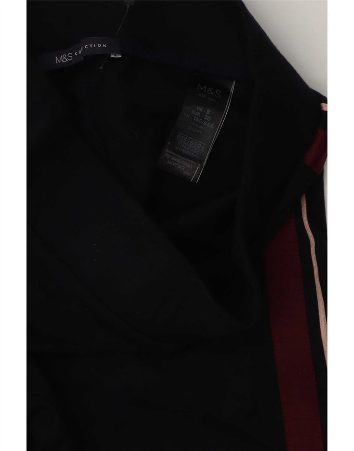 Leggings da donna Marks & Spencer UK 8 piccoli in cotone blu navy