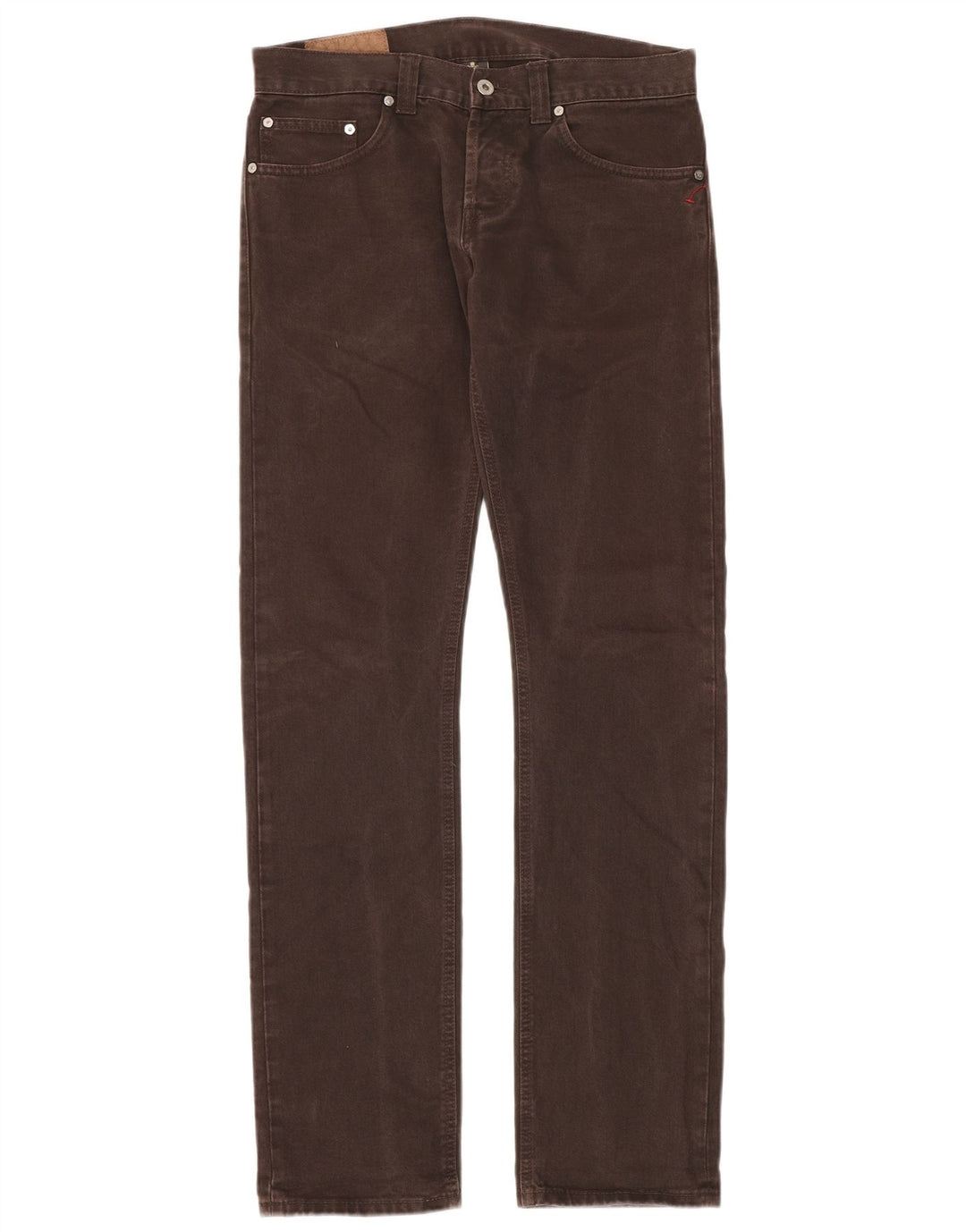 Jeans slim da uomo Dondup W31 L34 cotone marrone