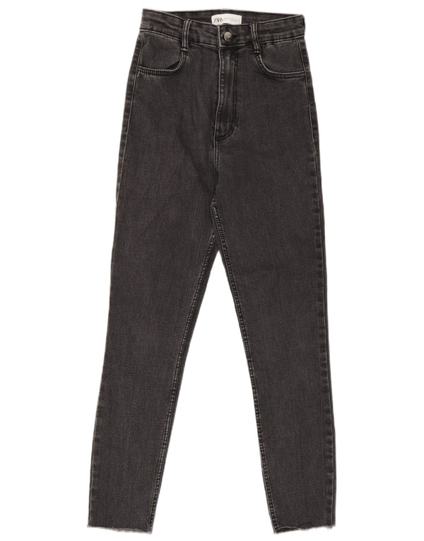 Jeans skinny da donna Zara EU 34 2XS W24 L24 Grigio