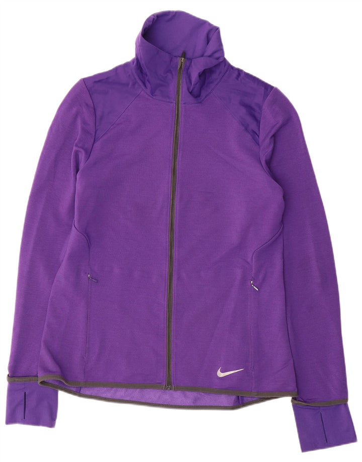 Giacca superiore della tuta da uomo Nike in poliestere viola medio