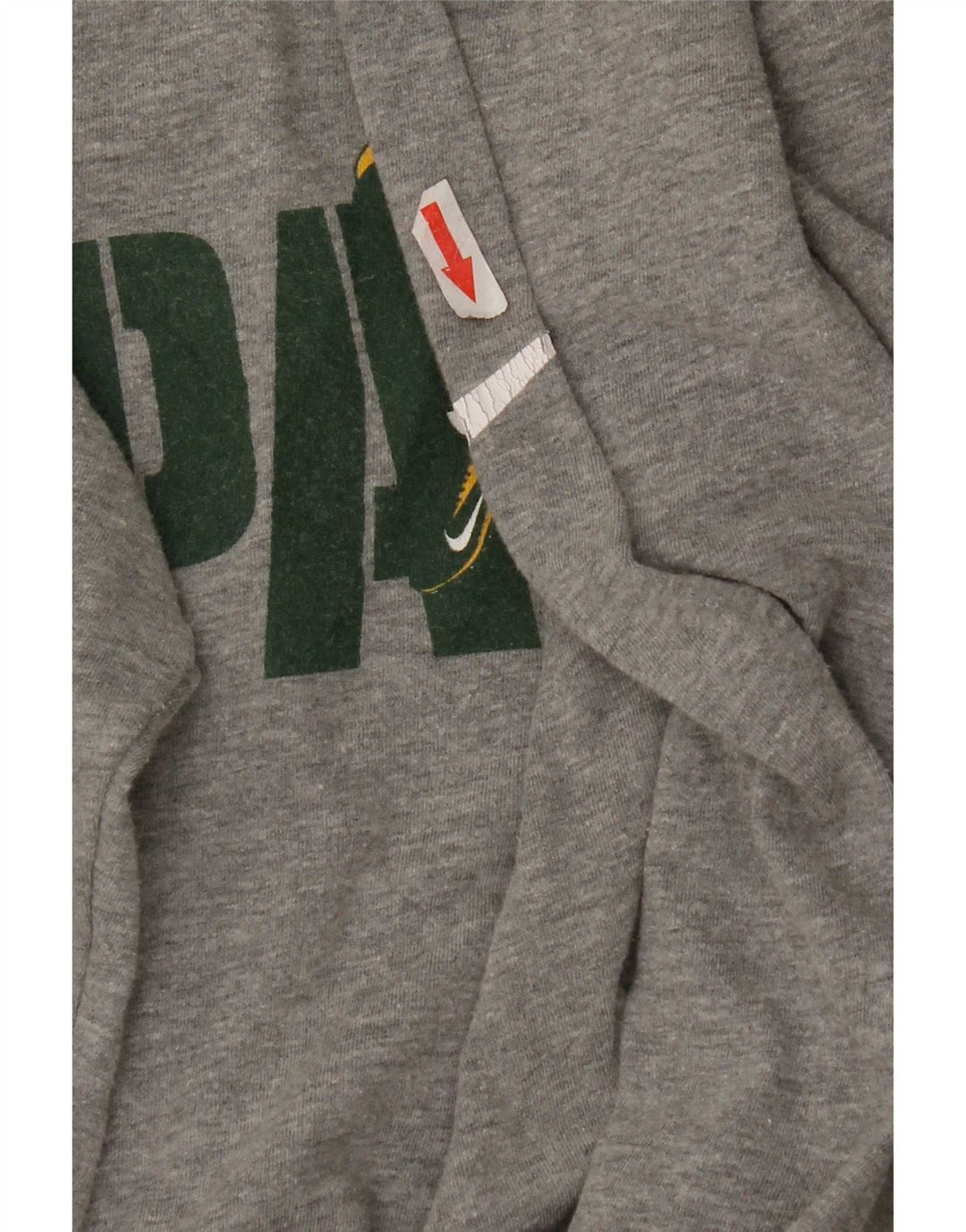 Nike Packers Graphic Top manica lunga da uomo in cotone grigio piccolo