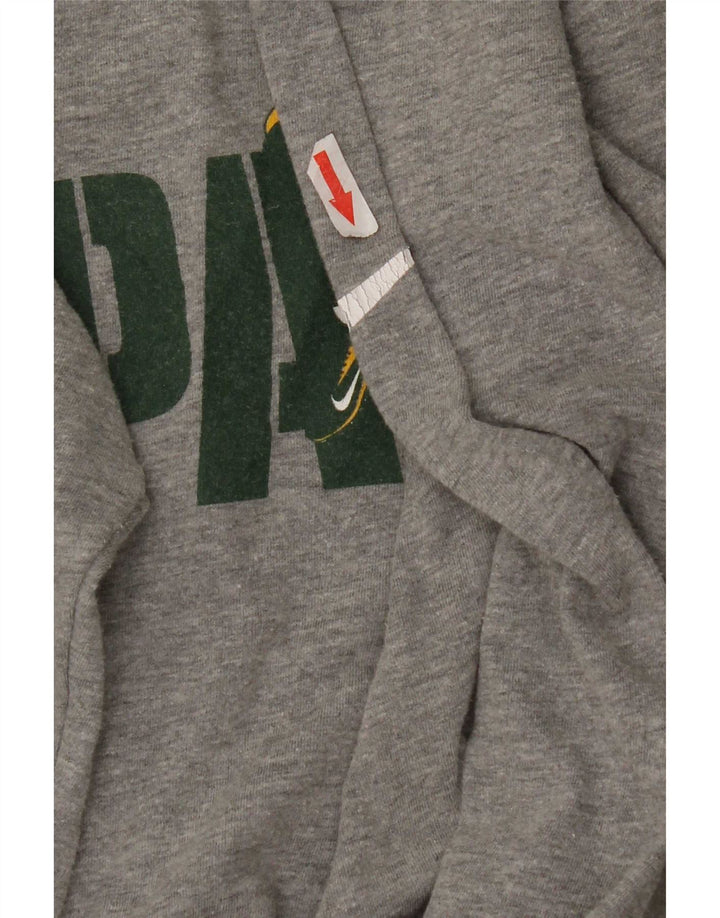 Nike Packers Graphic Top manica lunga da uomo in cotone grigio piccolo