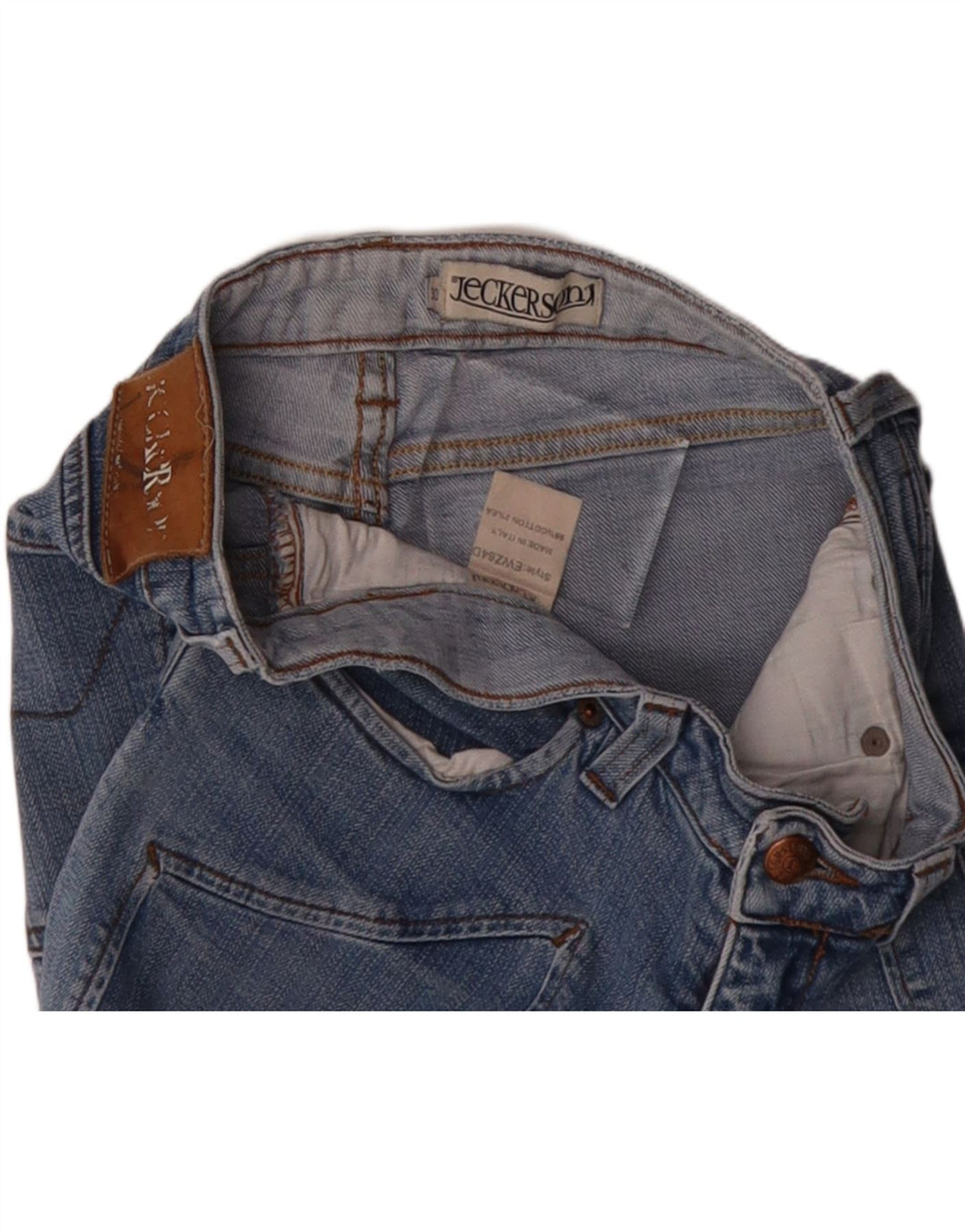 JECKERSON Womens Straight Jeans W30 L33 Blue Cotton Vintage Jeckerson and Second-Hand Jeckerson from Messina Hembry 