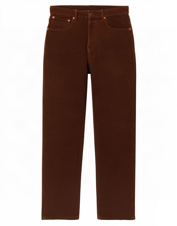 Levi's Uomo 582 Pantaloni dritti in velluto a coste W34 L34 Cotone Marrone