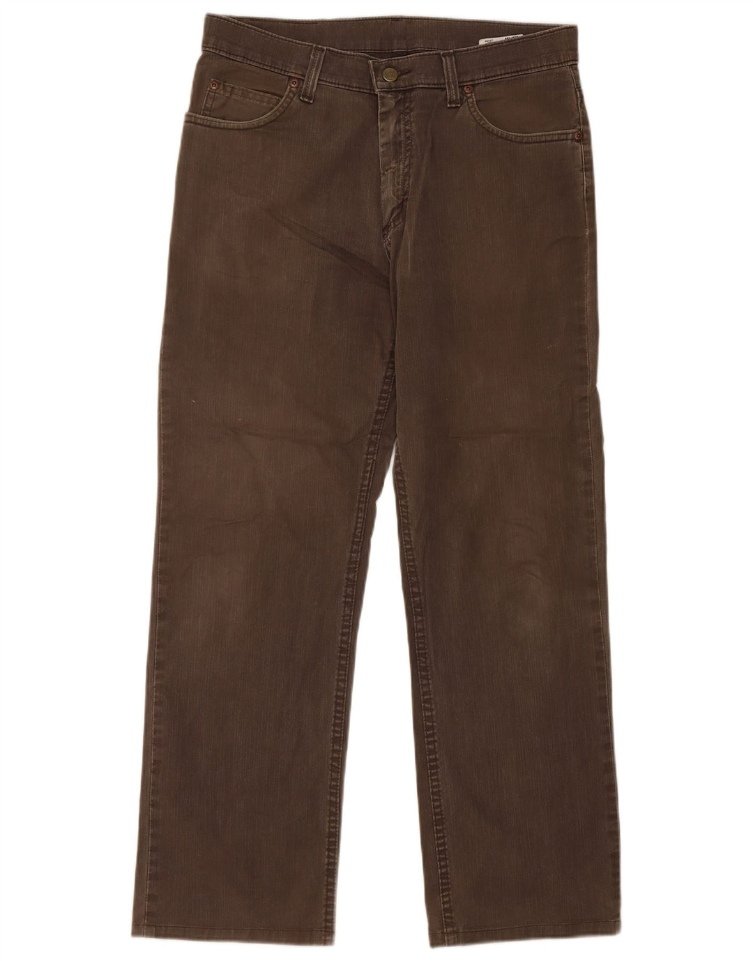 Jeans dritti da uomo Lee W32 L29 cotone marrone