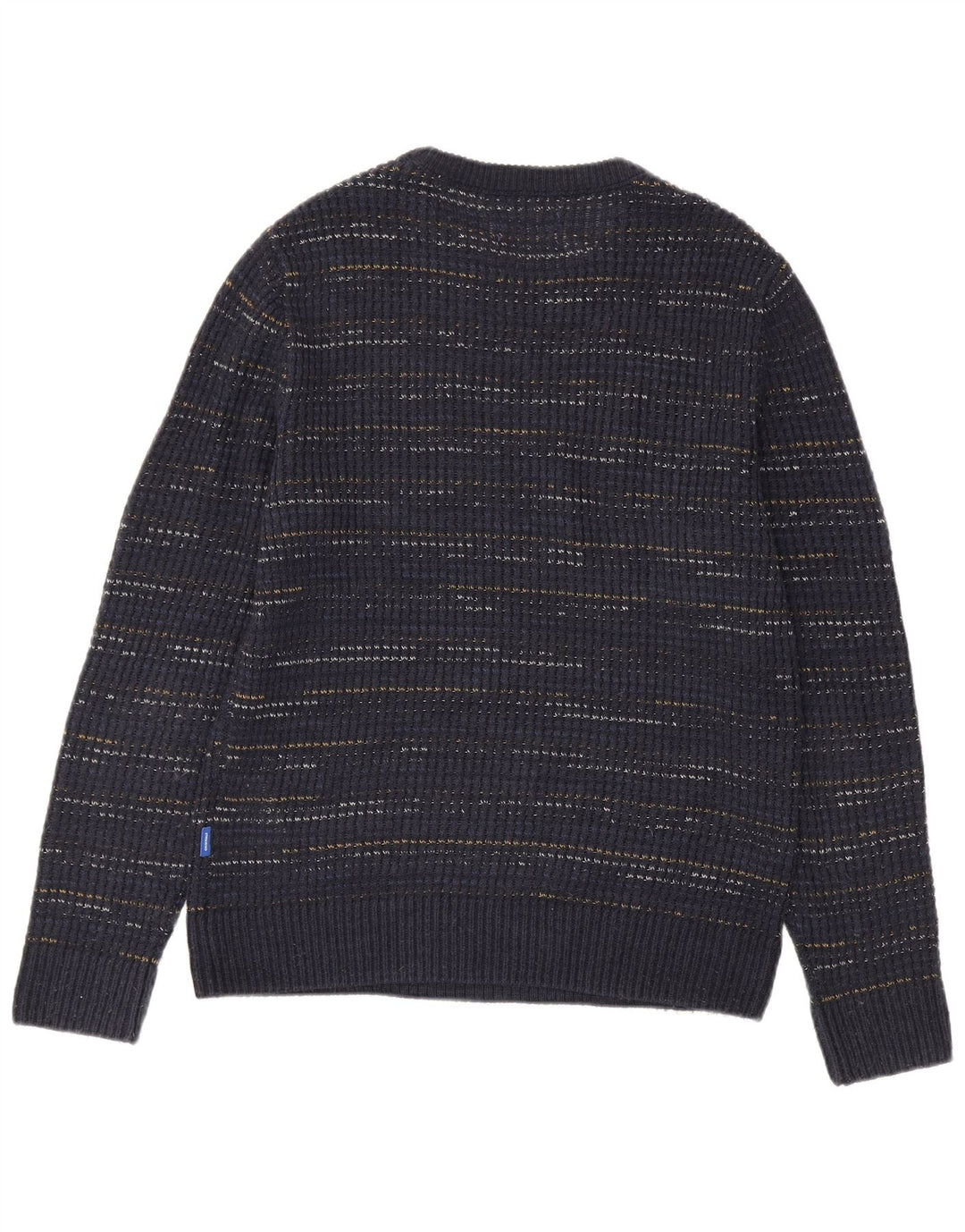 Jack & Jones Maglione da uomo con scollo a barca, gessato medio blu navy