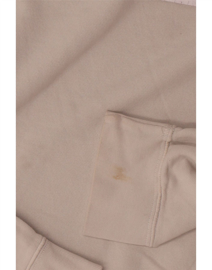 Felpa con grafica Nike da uomo, maglione 2XL, cotone bianco