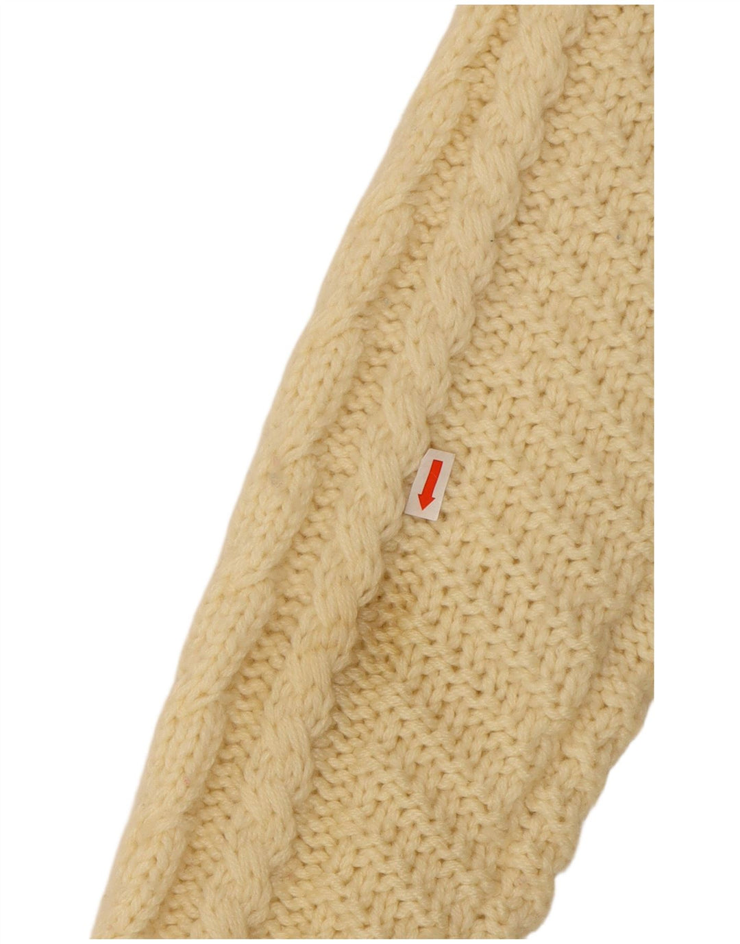 MONTAFON Womens Crop Cardigan Sweater EU 48 2XL Beige