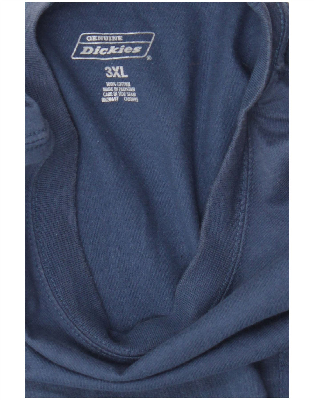 Maglietta da uomo Dickies Top 3XL in cotone blu