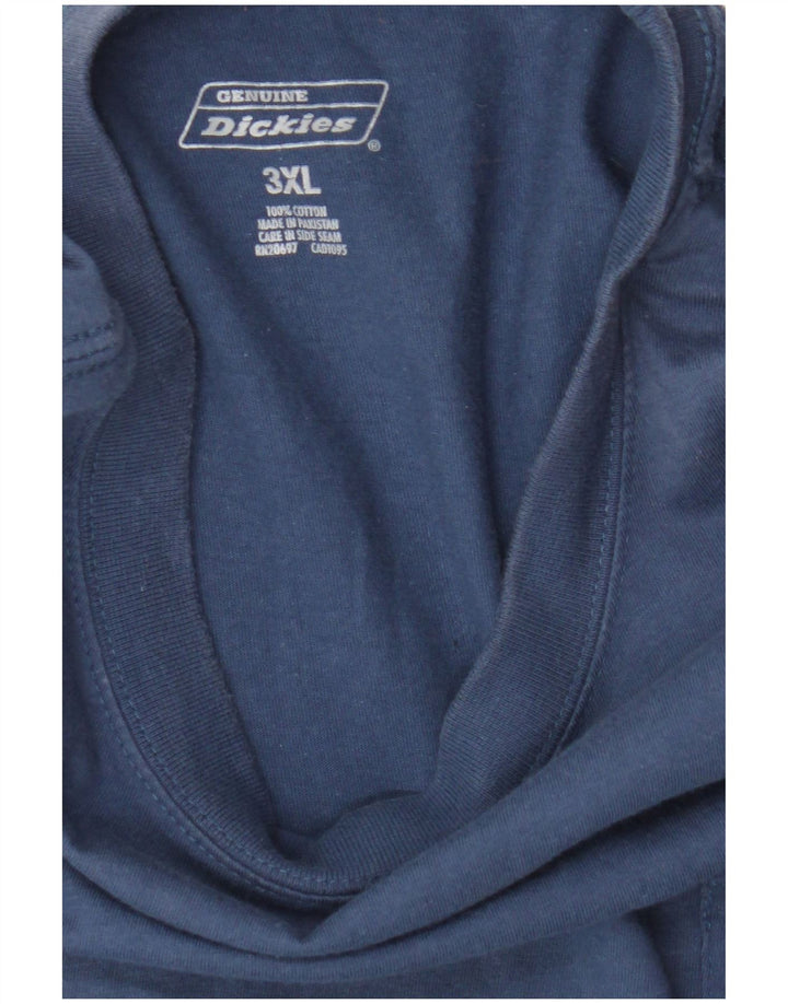 Maglietta da uomo Dickies Top 3XL in cotone blu