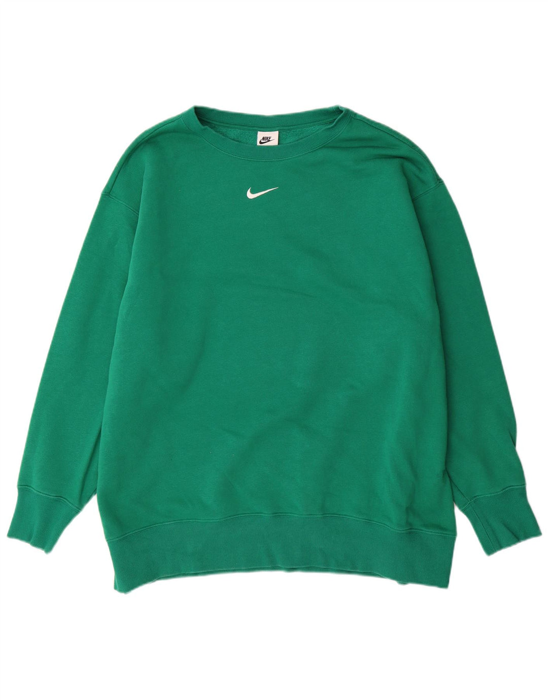 Felpa con cappuccio da uomo NIKE XL in cotone verde
