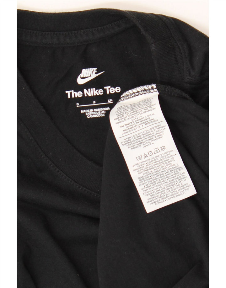 T-shirt Nike da uomo Top Small in cotone nero