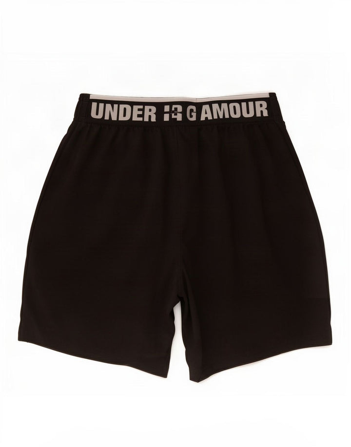 Pantaloncini sportivi grafici da uomo Under Armour medio nero