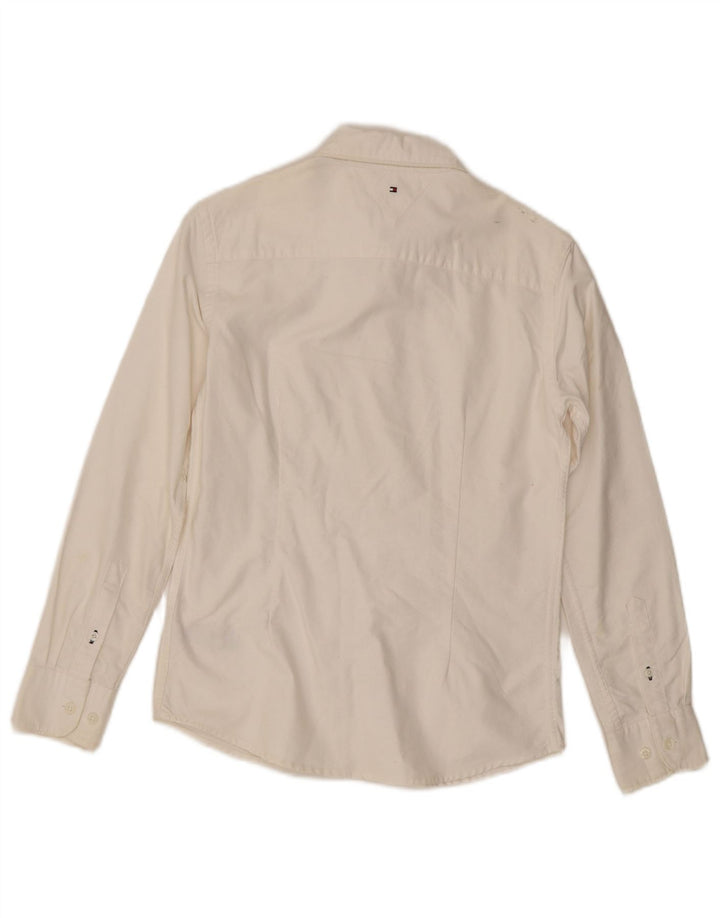 Camicia Tommy Hilfiger Ragazzi 11-12 Anni Cotone Bianco
