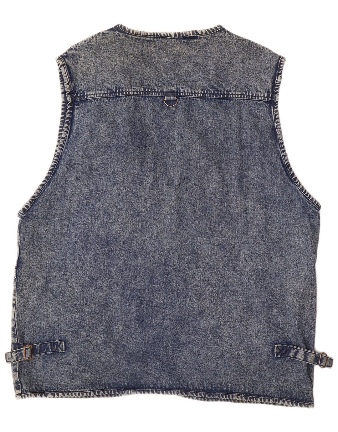 Gilet in denim da uomo VINTAGE UK 50 5XL Blu