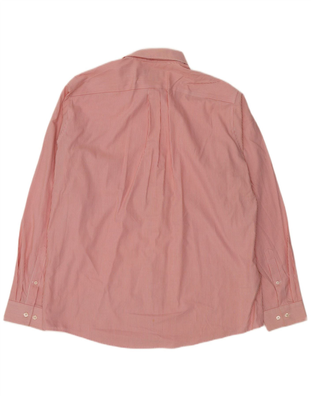 Camicia da uomo dalla vestibilità comoda Eddie Bauer XL in cotone gessato rosa