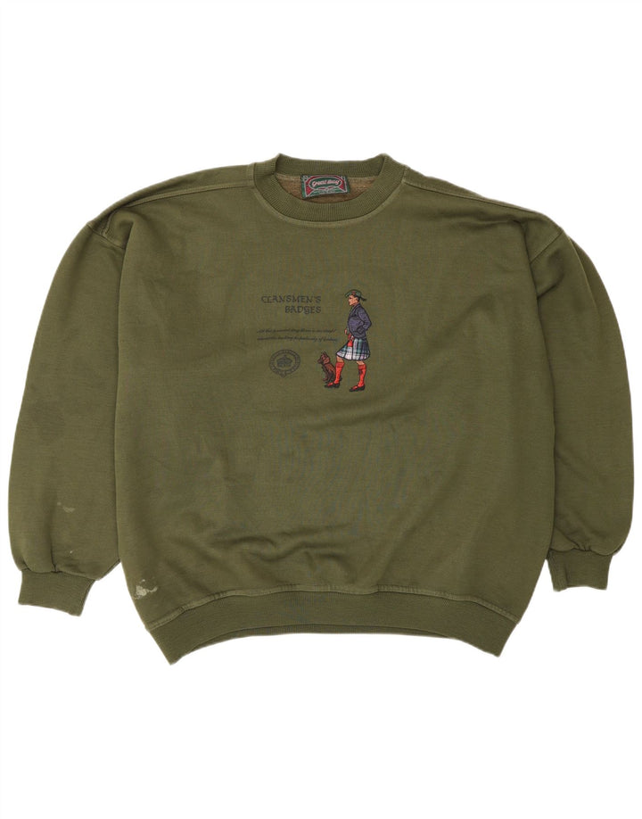 Felpa grafica da uomo Great Bay Maglione XL Cachi
