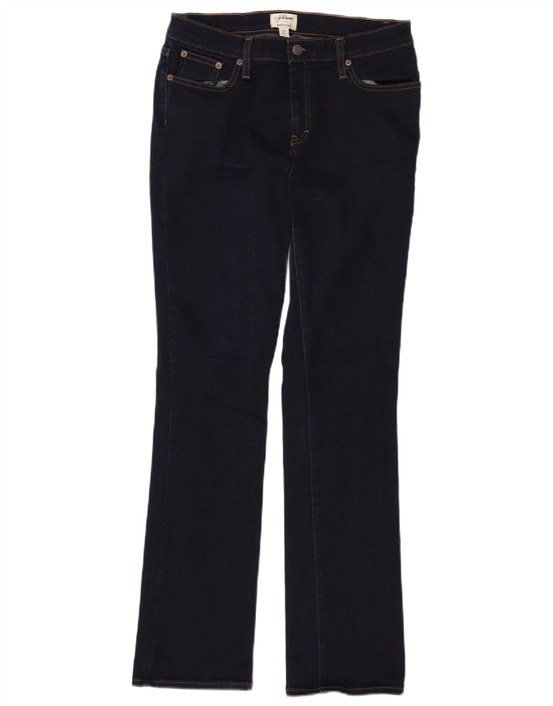 Jeans bootcut da donna J. Crew W28 L32 cotone blu navy