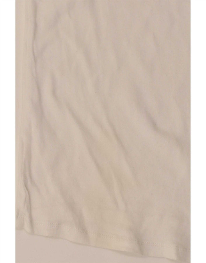Canotta Donna Zara UK 12 Medio Bianco