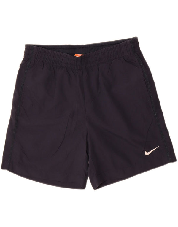 Pantaloncini sportivi Nike da uomo medi in nylon blu navy