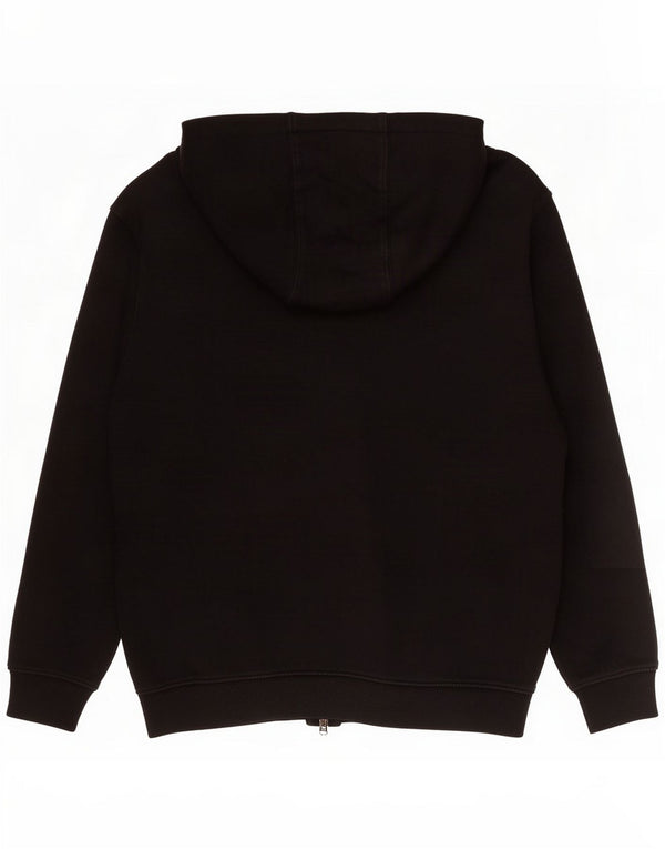 Vans Felpa con cappuccio e zip grafica da donna UK 14 Medio Nero Cotone