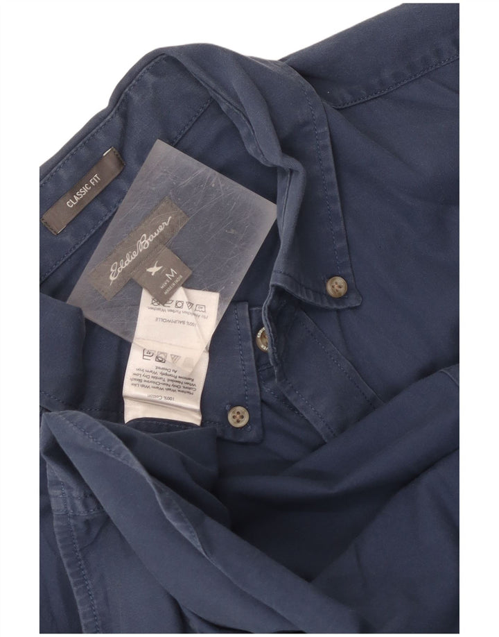Camicia da uomo Classic Fit di Eddie Bauer, cotone blu navy medio