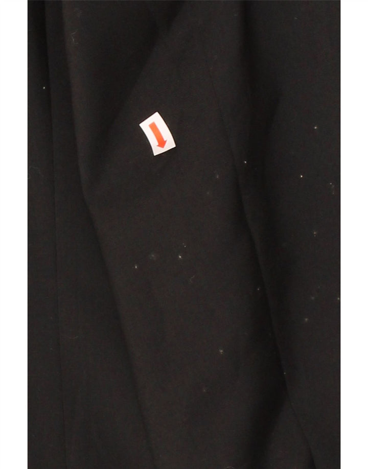 RENATO BARBANO Mens 1 Button Blazer Jacket IT 50 Large Black Merino Wool Vintage Renato Barbano and Second-Hand Renato Barbano from Messina Hembry 