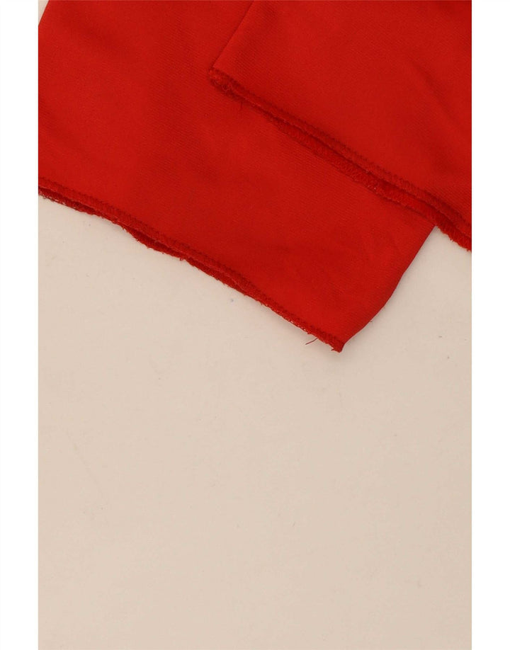 Tuta intera da uomo con grafica Champion Small rossa in poliestere color block