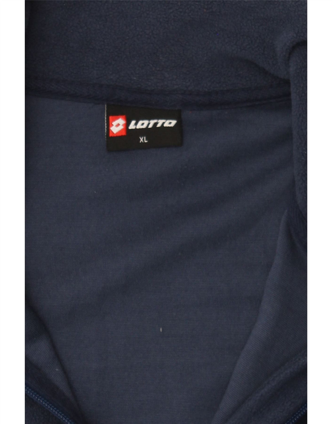 LOTTO Womens Fleece Jacket UK 18 XL Navy Blue Polyester Vintage Lotto and Second-Hand Lotto from Messina Hembry 