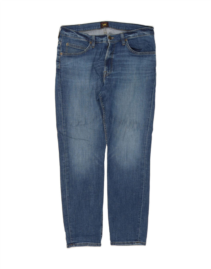 LEE Mens Rider Cropped Jeans W33 L28 Blue Cotton Vintage Lee and Second-Hand Lee from Messina Hembry 