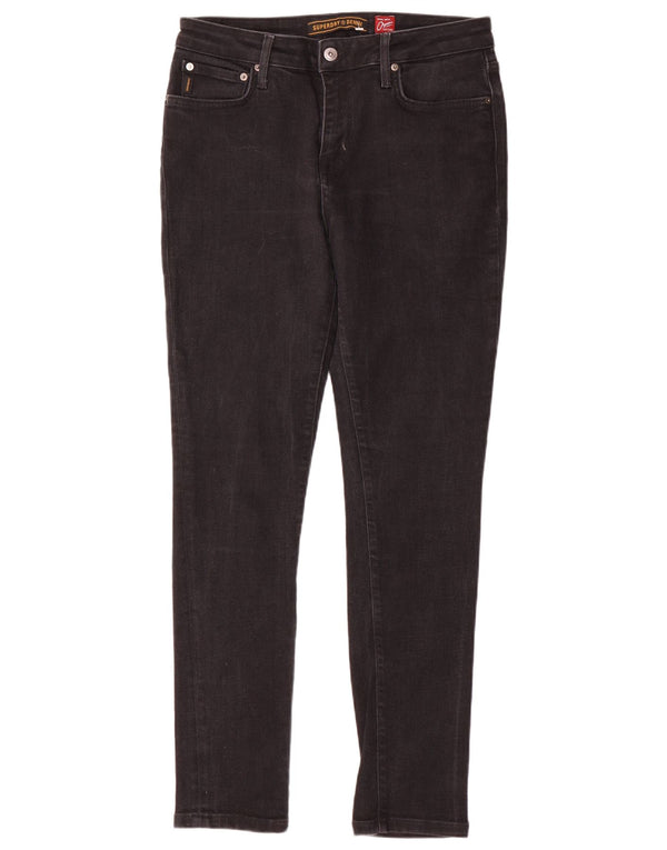 Jeans skinny da uomo Superdry W34 L32 cotone nero
