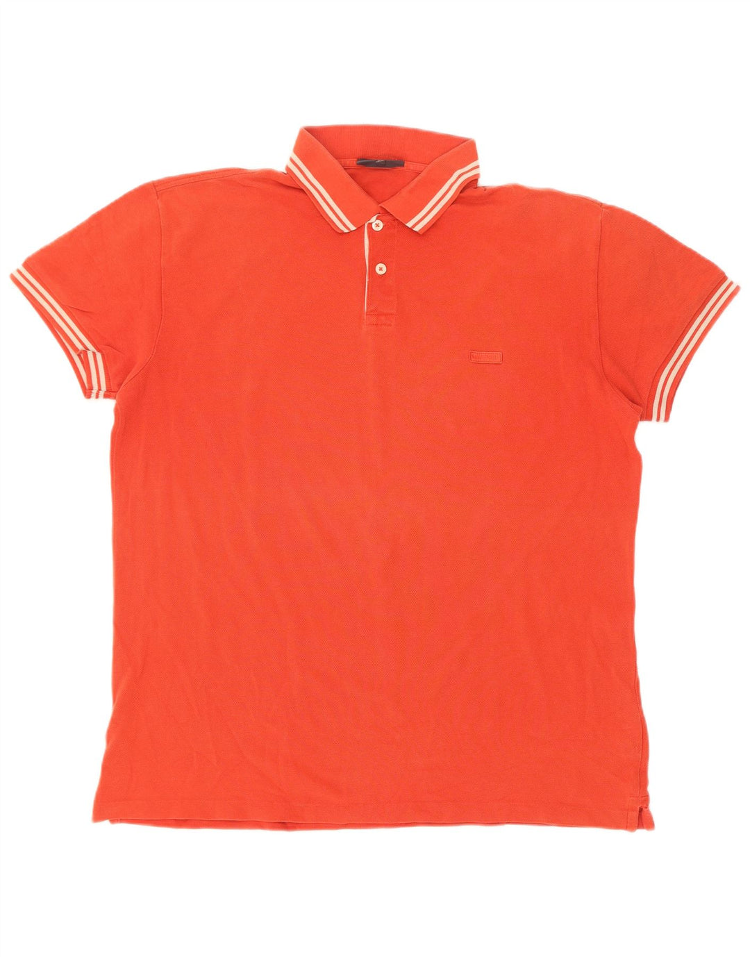 Polo da uomo Marc O'Polo XL in cotone arancione