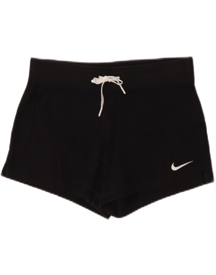 Pantaloncini sportivi da donna NIKE UK 10 piccoli in cotone nero