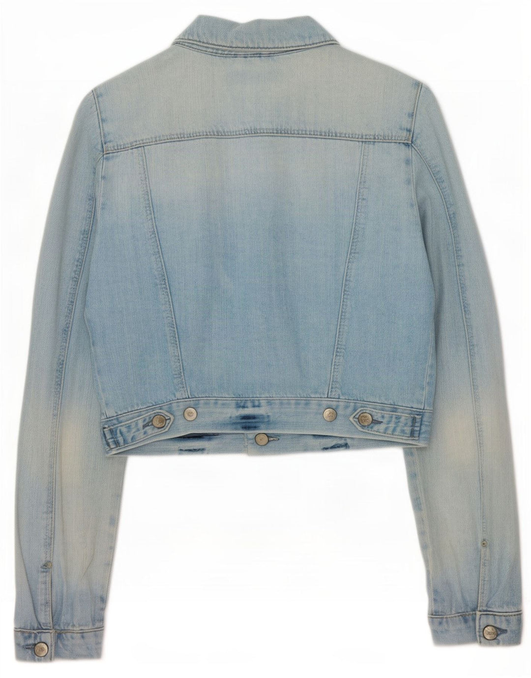 Giacca in denim corto da donna Moto UK 12 Cotone blu medio