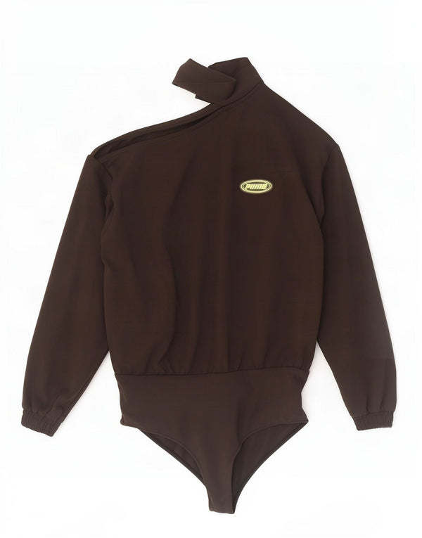 Body monospalla da donna Puma UK 10 Small Nero Poliestere