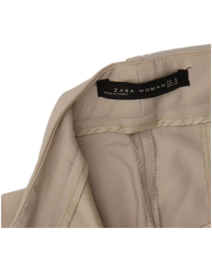 Pantaloni chino affusolati da donna Zara medi W28 L27 Beige