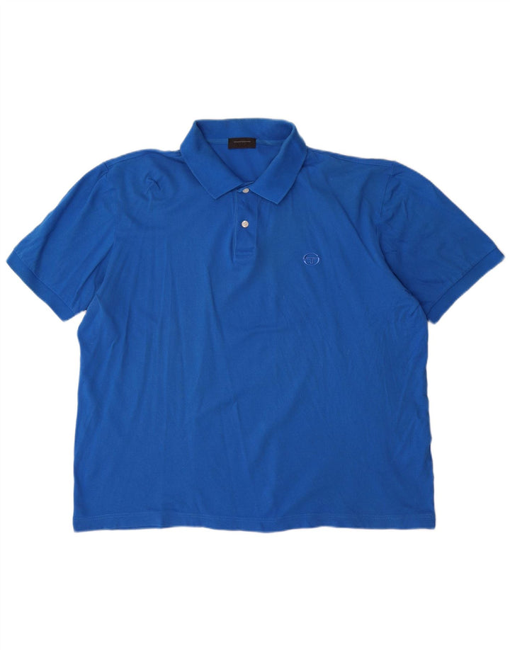 SERGIO TACCHINI Polo Uomo IT 54 XL Blu Cotone