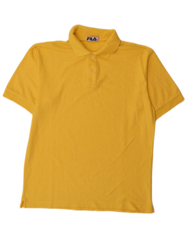 Polo Uomo Fila IT 50 Cotone Giallo Medio