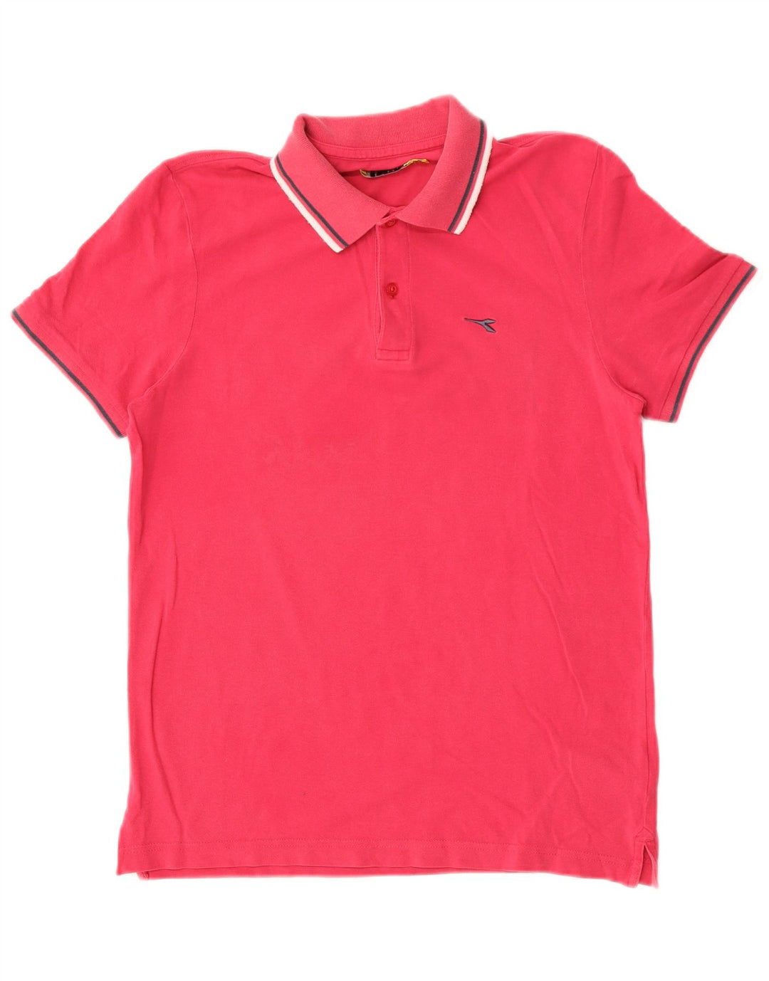 Polo Uomo Diadora Cotone Rosa Medio