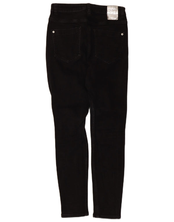 Jeans skinny da donna Zara EU 38 Small W28 L26 cotone nero
