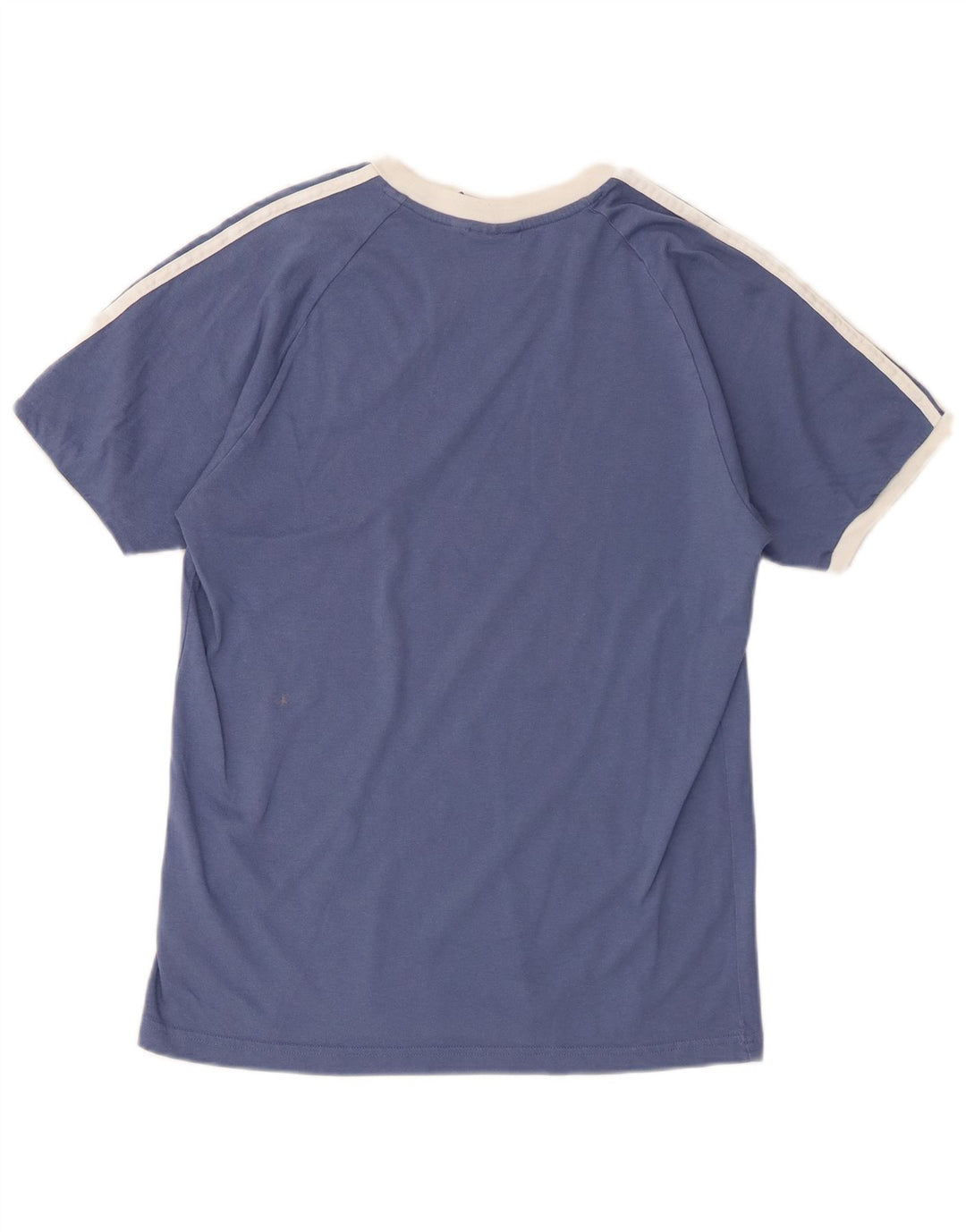 T-shirt grafica da uomo Adidas Top piccola in cotone blu