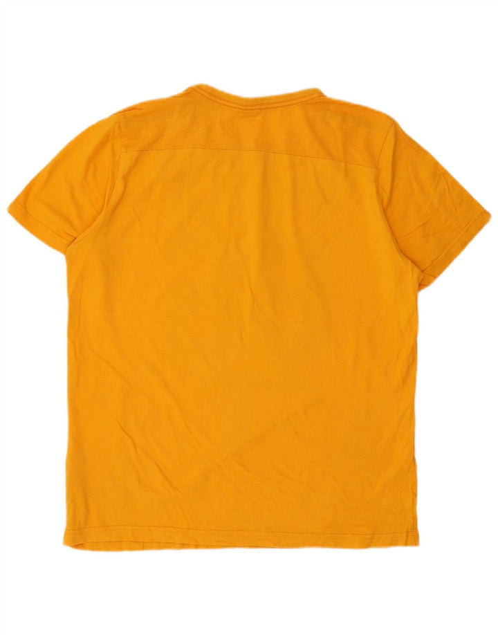 T-shirt grafica da uomo PUMA Top in cotone giallo medio