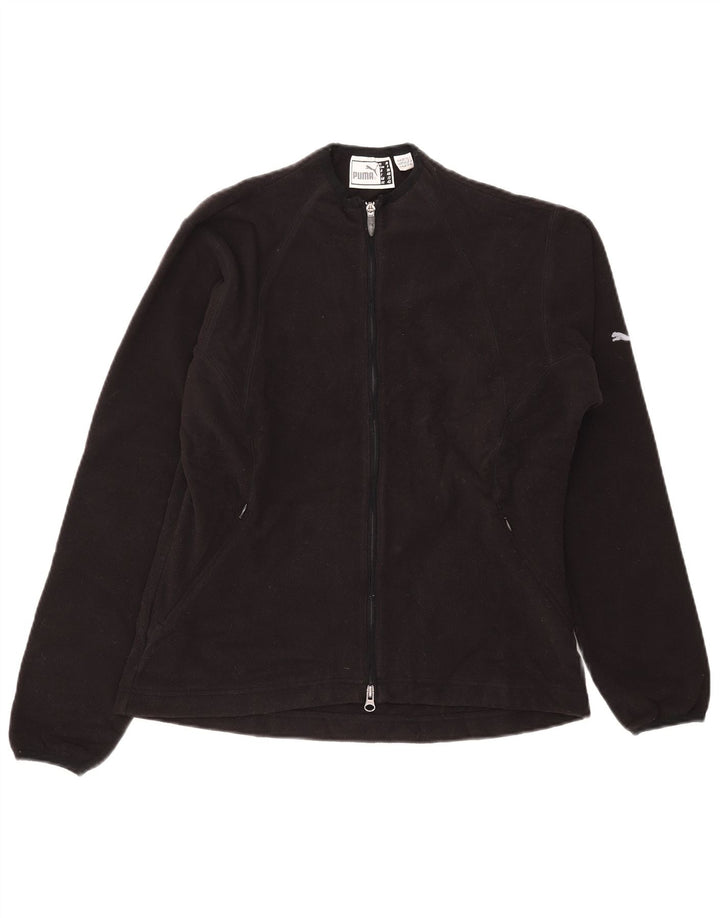 Giacca in pile da donna Puma UK 12 Medium Nero Poliestere