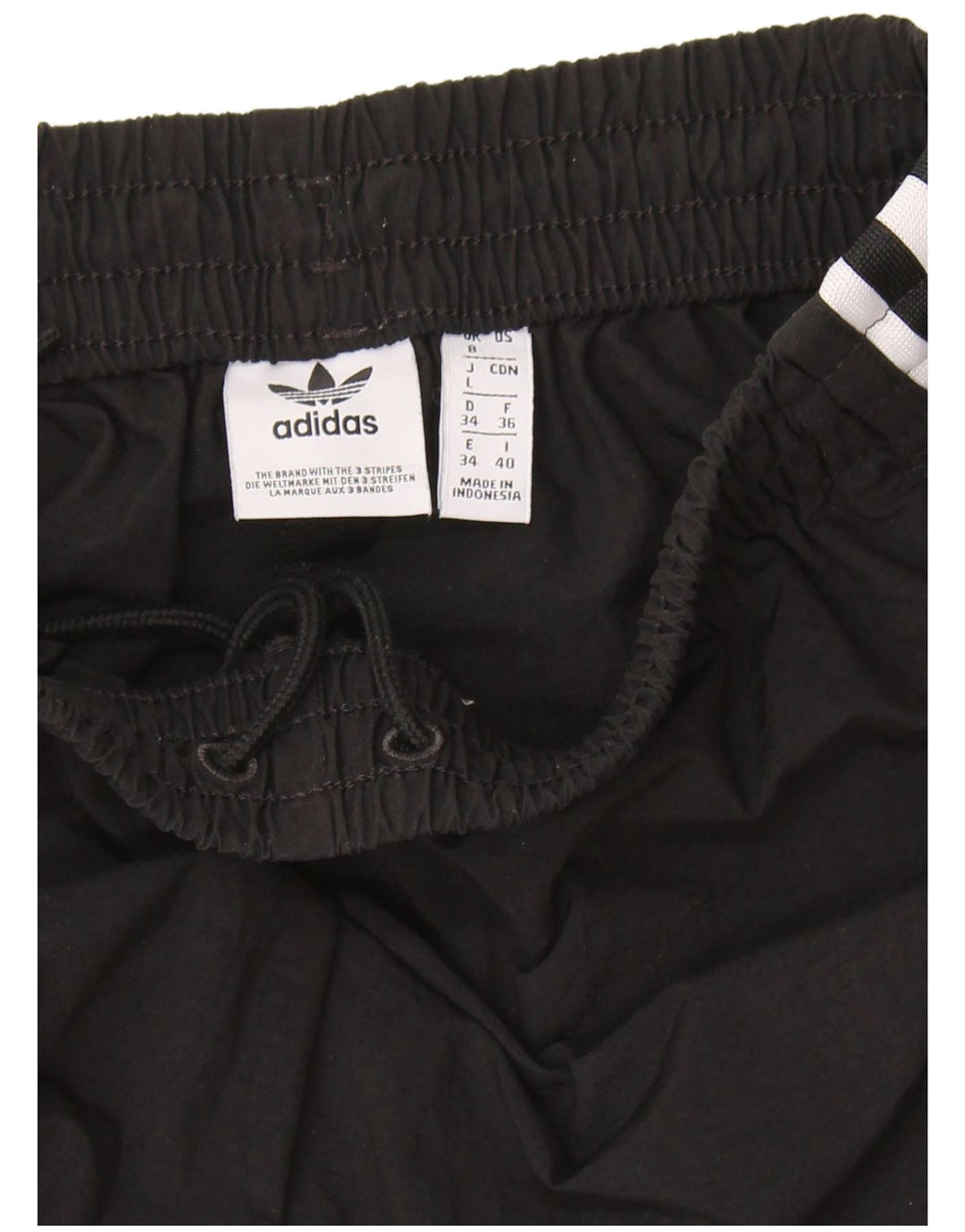 Adidas Pantaloni da tuta con grafica da donna Joggers UK 8 Small Poliestere nero