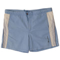 Pantaloncini da bagno da uomo Champion Large in poliestere color block blu