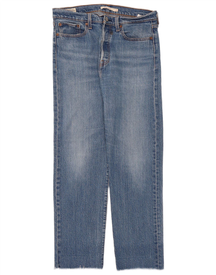 Jeans dritti Wedgie da donna Levi's W29 L28 cotone blu