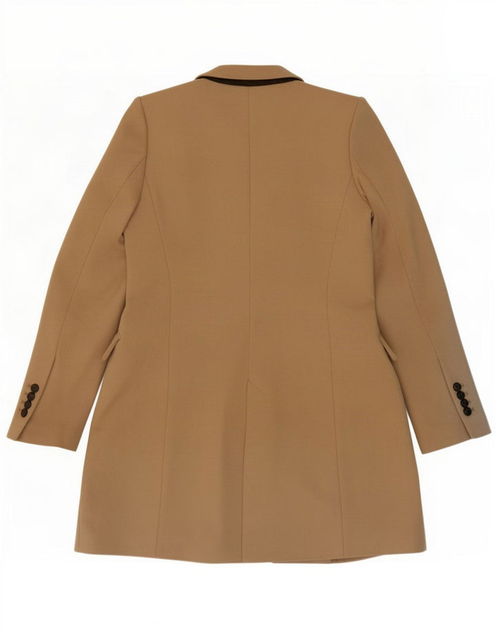Cappotto Zara da donna UK 12 in lana beige medio